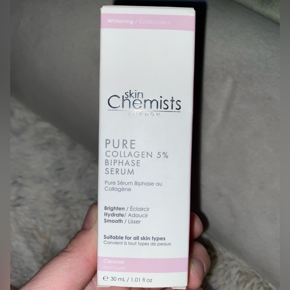 Pure Collagen 5% Biphase Serum - White and Pink